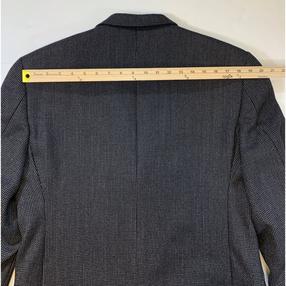 Paolo Vista Wool Blazer Mens 40R Tweed Micro Check Jacket Sportcoat - Picture 8 of 11